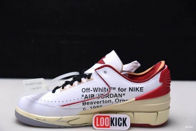 Boostmaster lin Retro Off-White SP Low White Jordan 2 Red DJ4375-106 0707